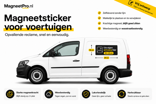 Magneetsticker 30 × 60 cm