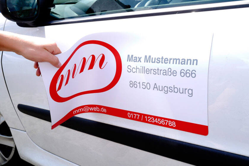 Magneetsticker 40 × 60 cm